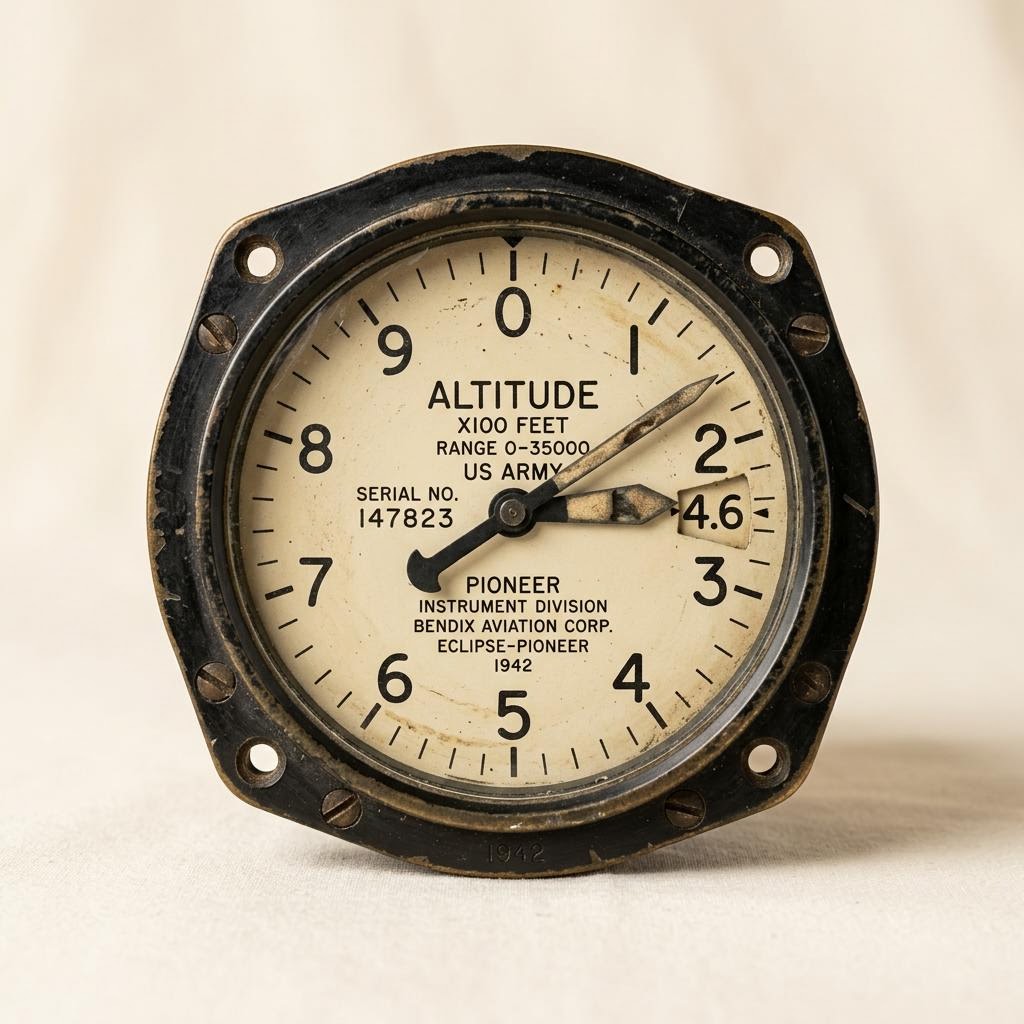 WWII Aircraft Altimeter