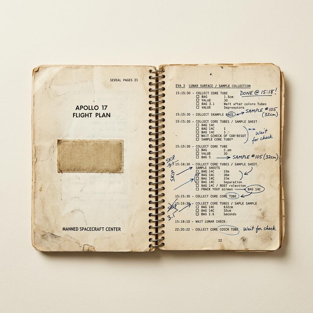 NASA Apollo Mission Checklist