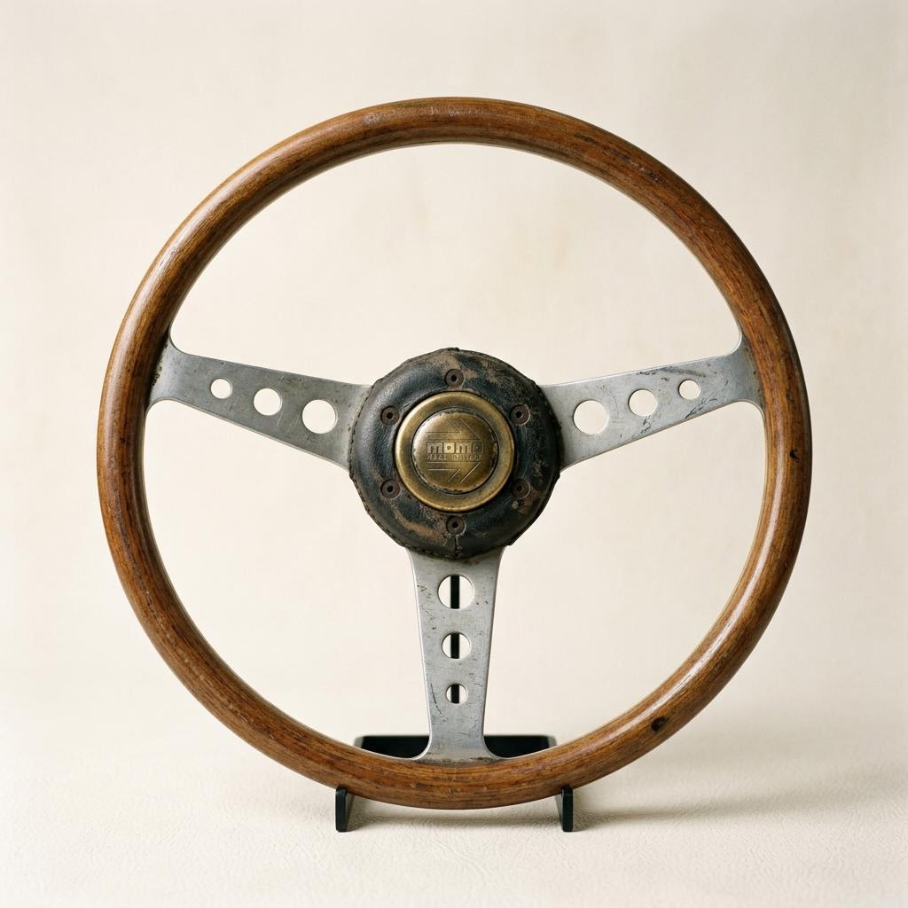 Vintage Formula 1 Steering Wheel