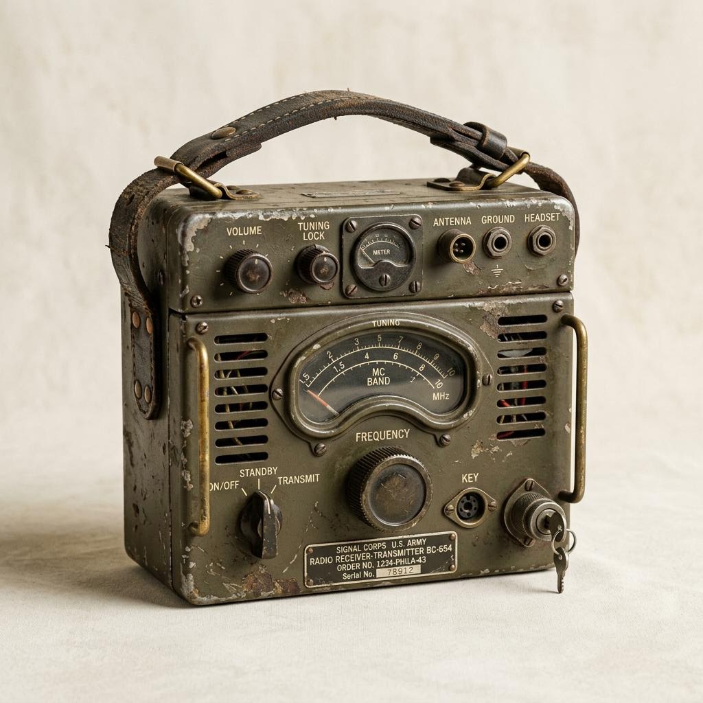 WWII Field Radio Transceiver