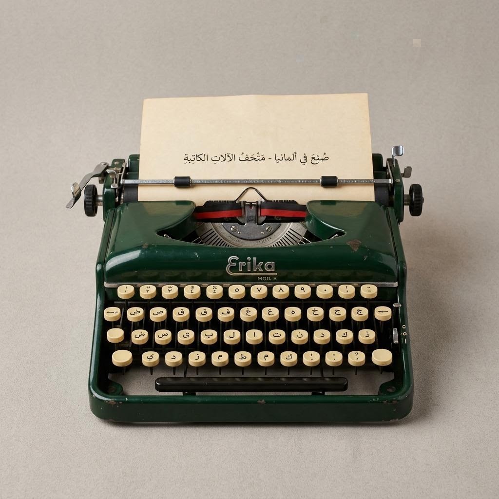 Erika Portable Typewriter, Arabic Script