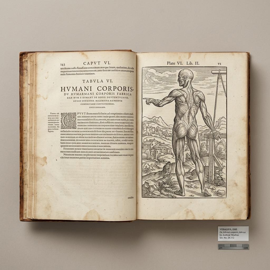 Vesalius, 'De Humani Corporis Fabrica' (1543)