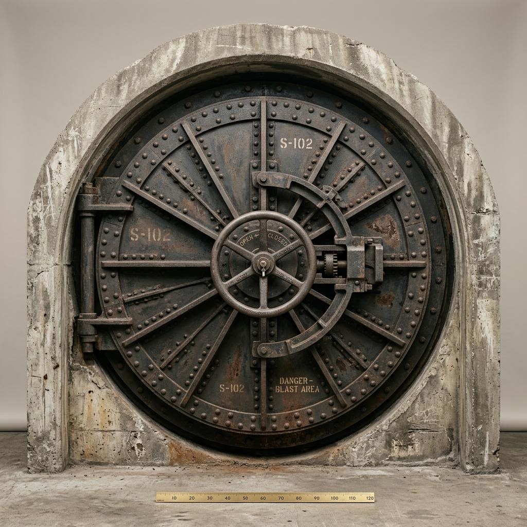 Cold War Missile Silo Blast Door