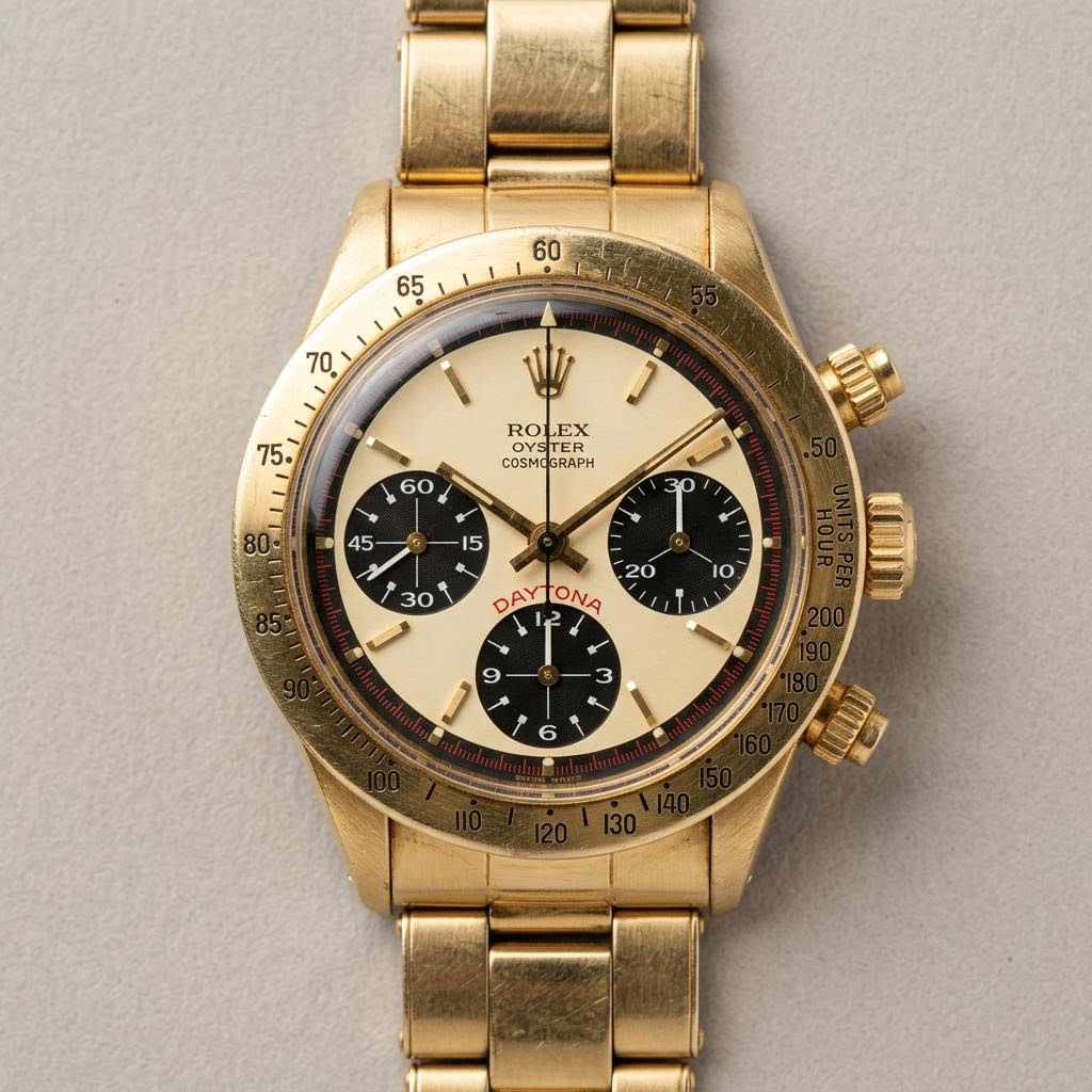 Rolex Daytona Ref. 6264 in Gold, Red 'Daytona' Dial