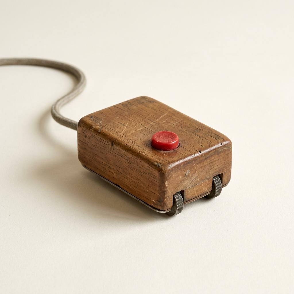 Early Computer Mouse Prototype