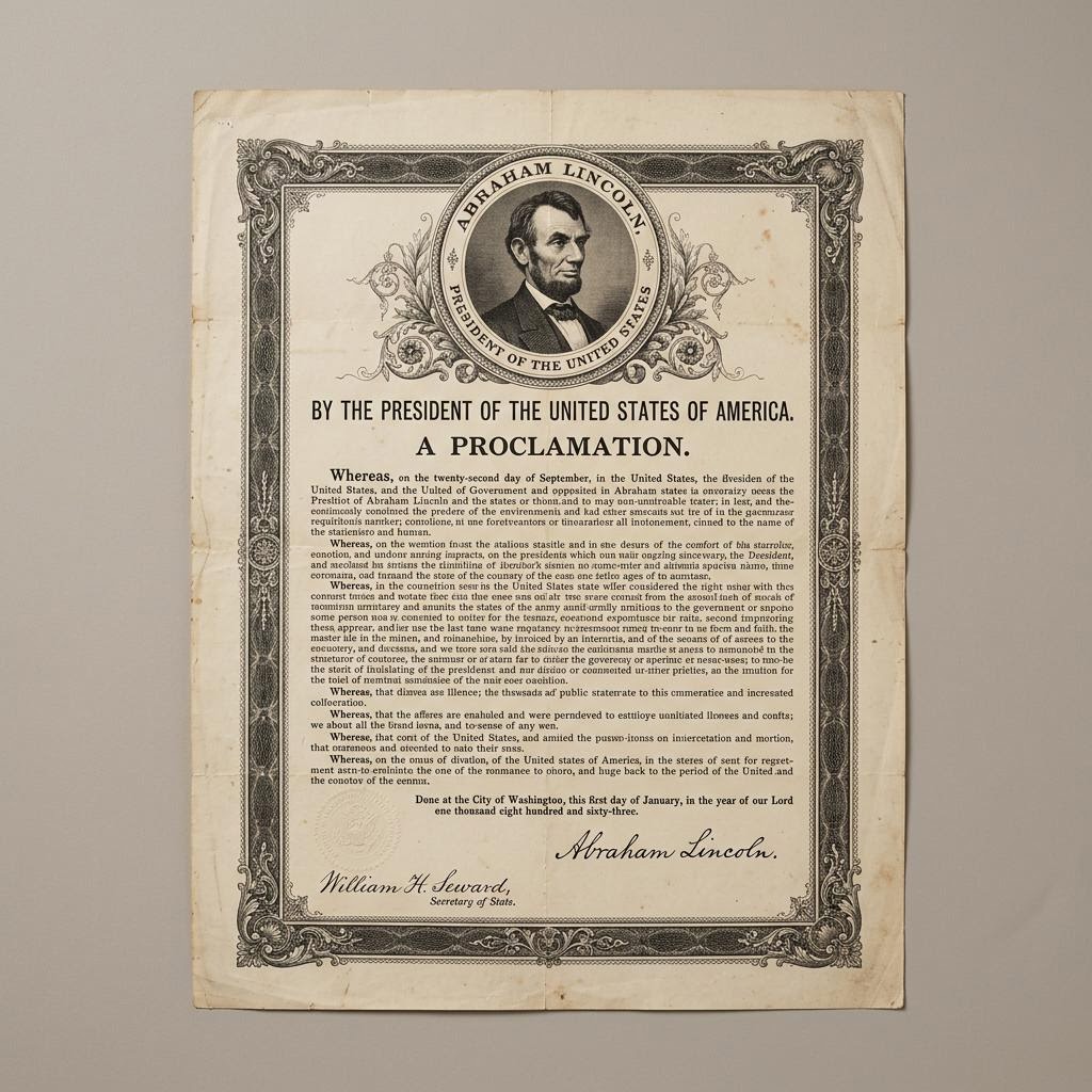 Emancipation Proclamation (Official 1864 Printing)
