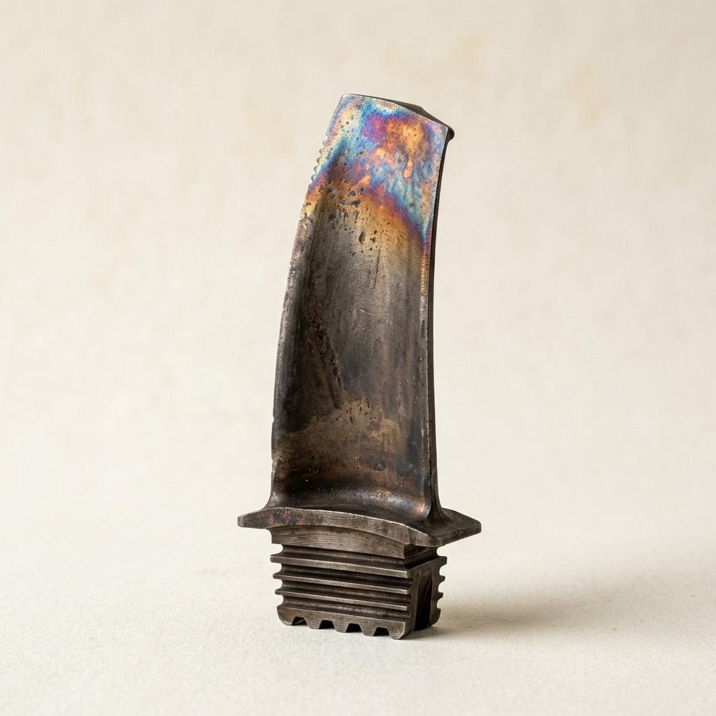 Experimental Jet Engine Turbine Blade